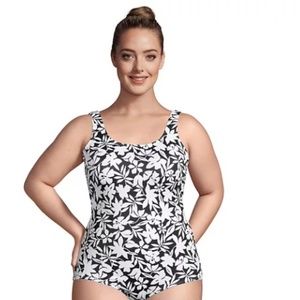 Lands End Sporty Swim Suit